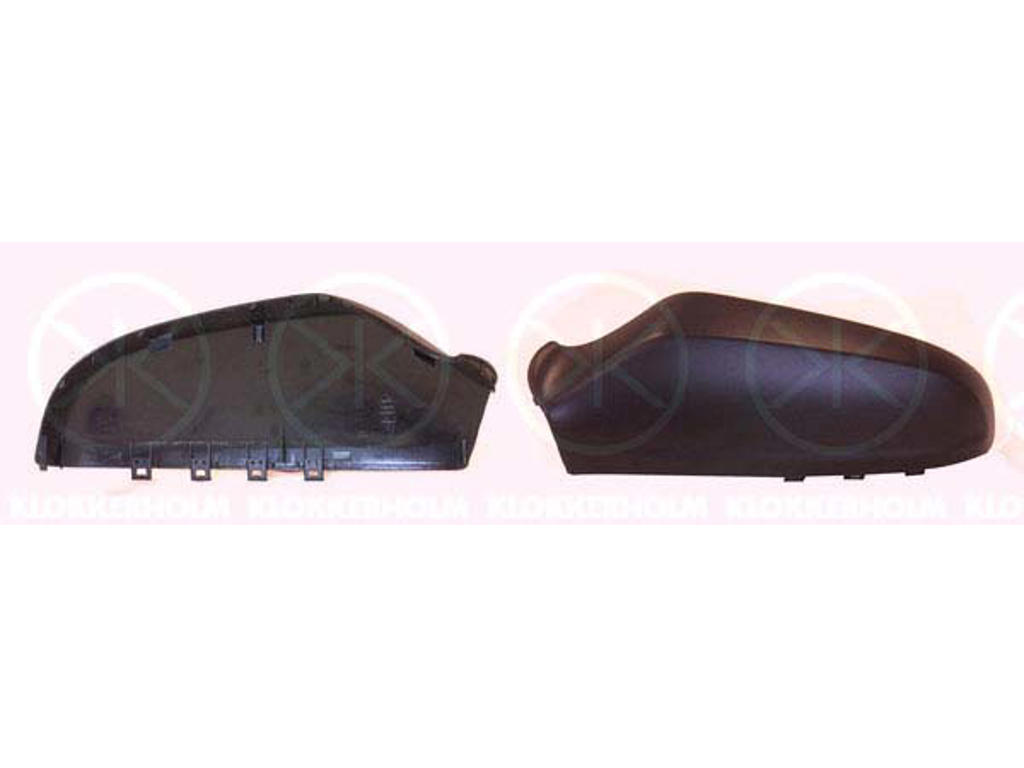 Housing, exterior mirror, black, Left