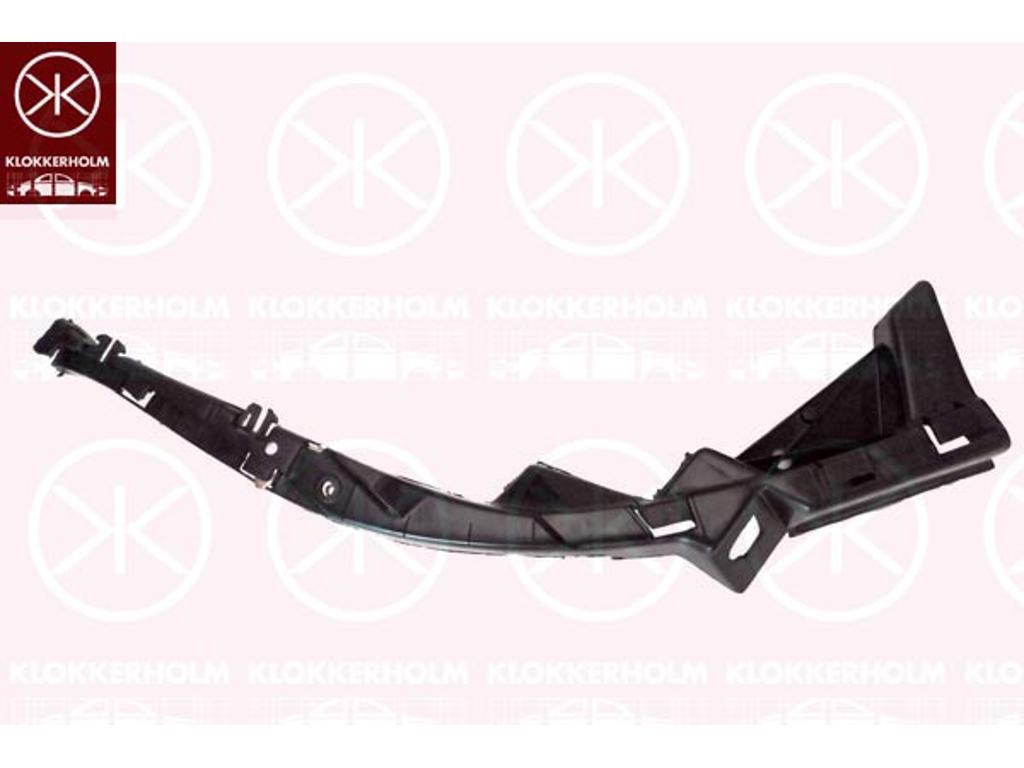 Hållare, stötfångare, till höger fram, plast