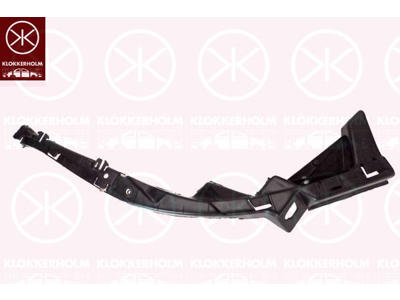 Hållare, stötfångare, till höger fram, plast