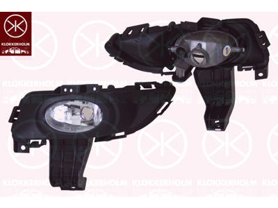 Front Fog Light, Standard, H11, with holder, Left Front