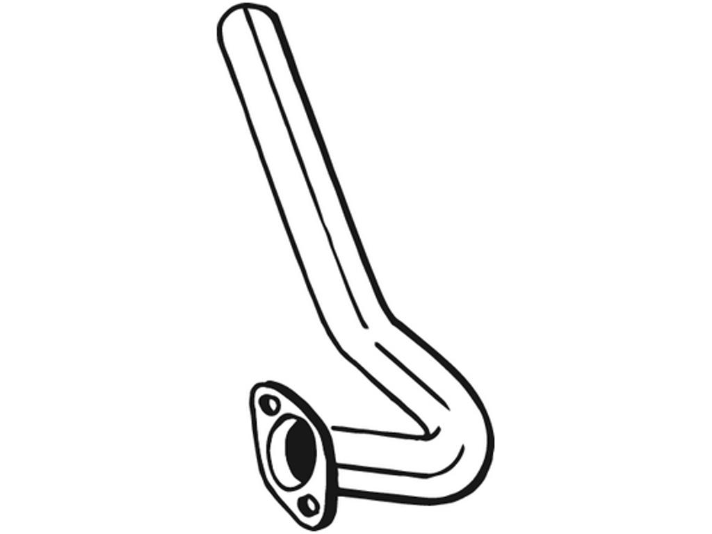 Exhaust Pipe, See accessories list for additionally required parts:  