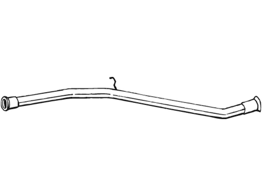 Exhaust Pipe, See accessories list for additionally required parts:  
