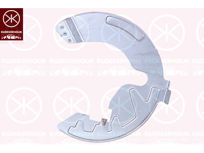 Splash Guard, brake disc, Front Axle Left, for brake disc diameter [mm]: 304