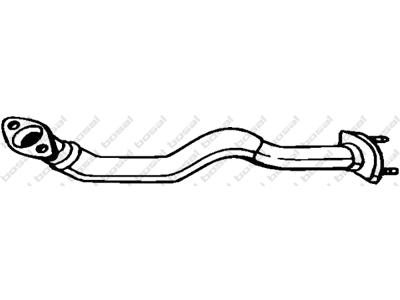 Exhaust Pipe, See accessories list for additionally required parts:  