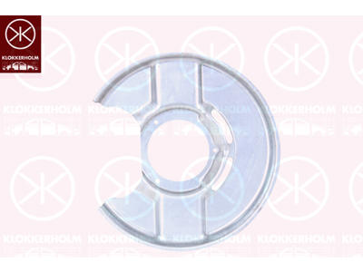 Splash Guard, brake disc, Front Axle, for brake disc diameter [mm]: 284, Diameter 1/Diameter 2 [mm]: 310/95
