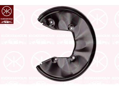 Bromssköld, Bakaxel vänster, för bromsskivediameter [mm]: 302, Girling, TRW
