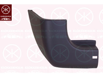Bumper, Right Rear, Lower Section, dark grey