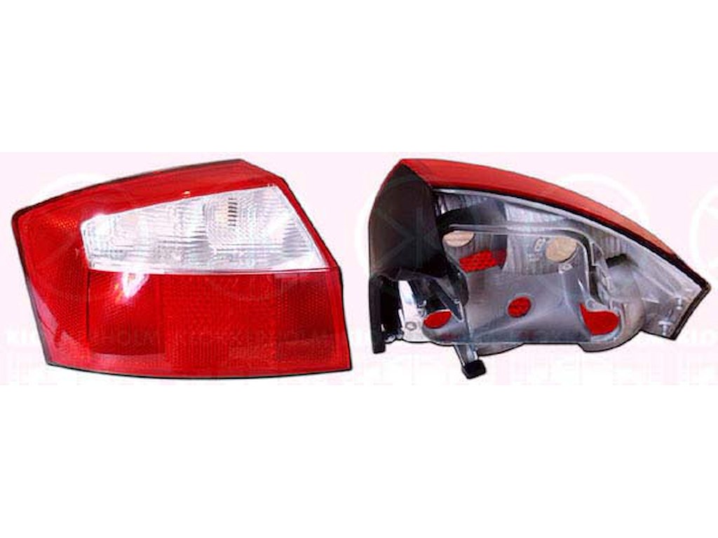 Tail Light Assembly, without bulb holder, Left