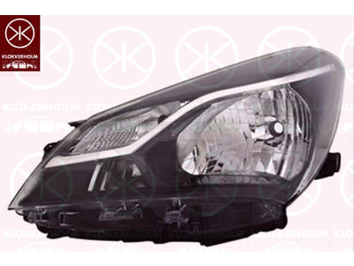 Headlight, Left, H4, W21/5W, WY21W, with motor for headlamp levelling