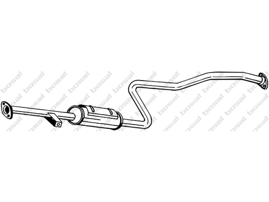 Silencieux central, dautres articles nécessaires: cf. liste daccessoires:  