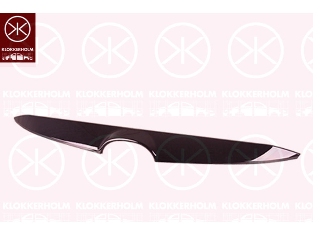 Radiator Grille, Upper section, black