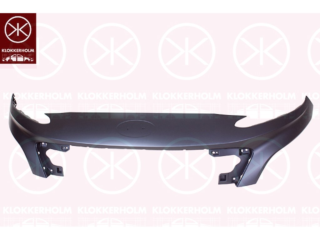 Bumper, w/primer, Front, Upper section