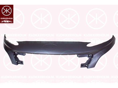 Bumper, w/primer, Front, Upper section