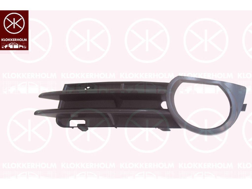 Ventilation Grille, bumper, Left Front, with hole(s) for fog lights