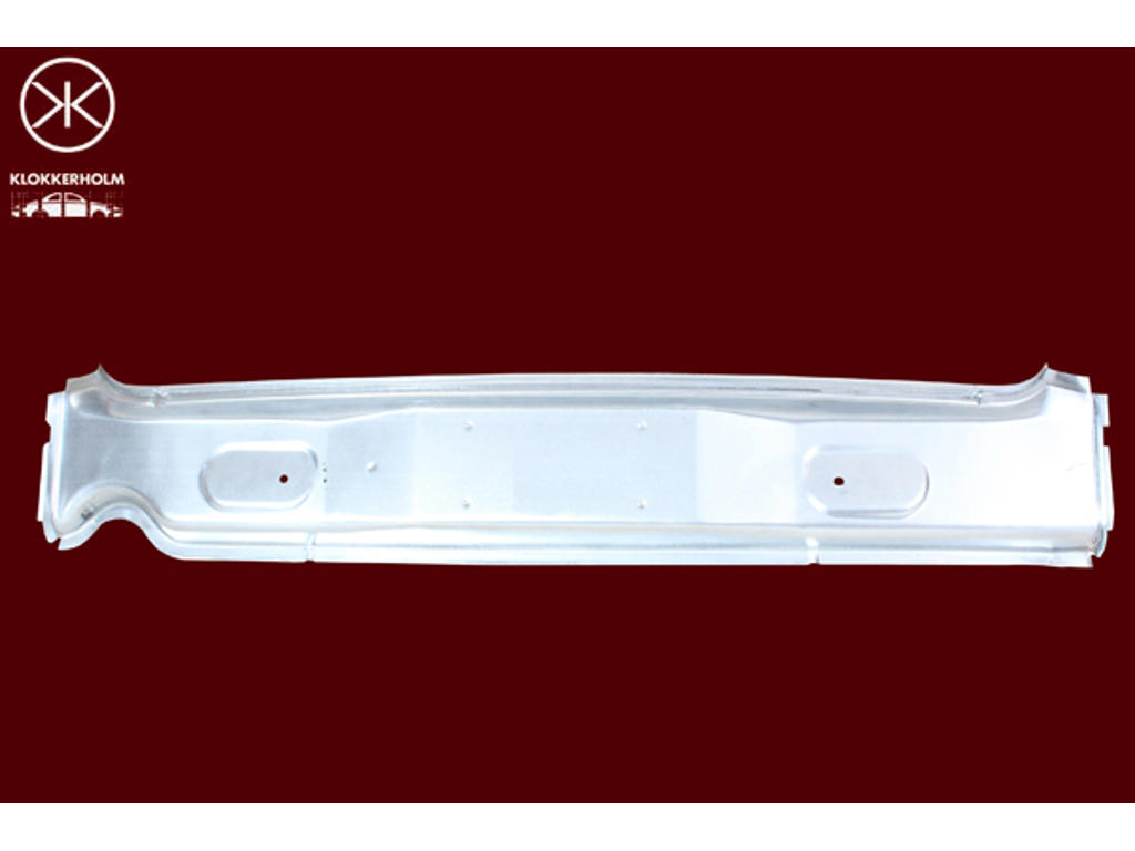 Bagpanel, Endeplade, ydre del