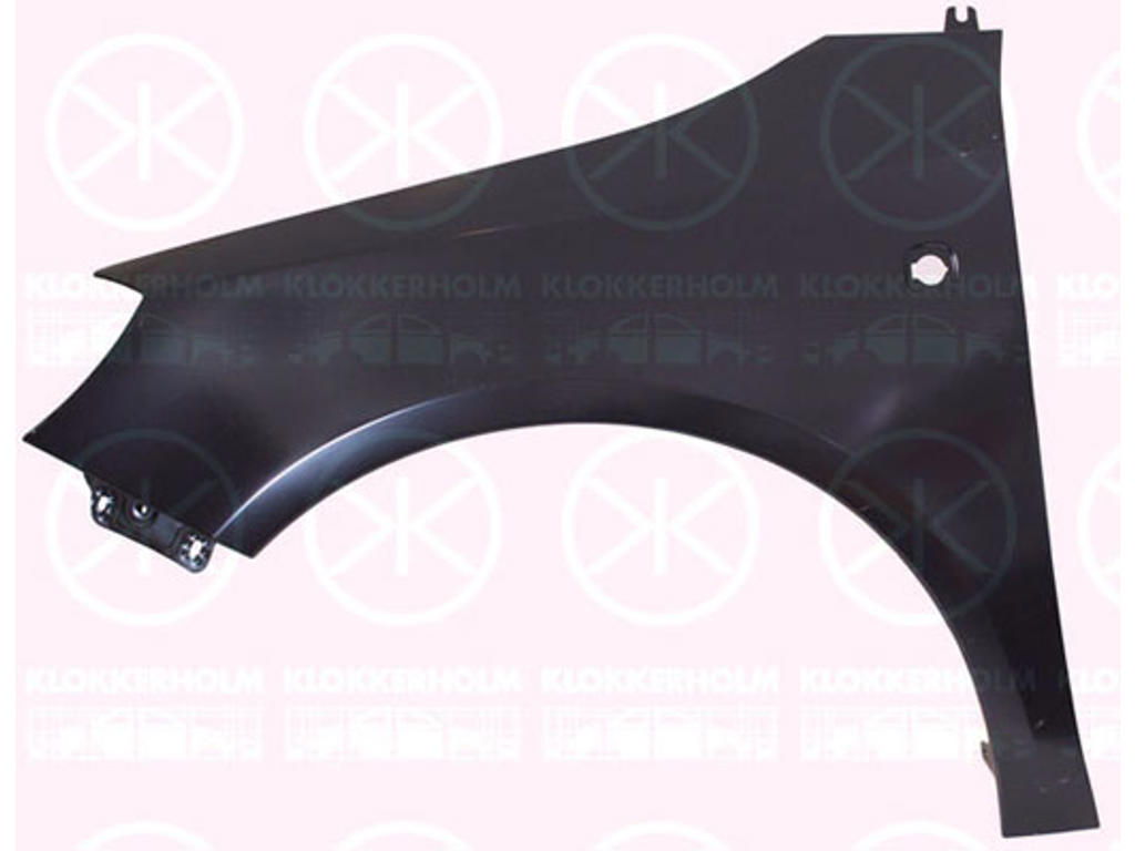 Wing, Steel, Left Front, with hole for direction indicator