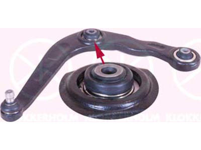 Control/Trailing Arm, wheel suspension, SPORT, Front Axle Left, with bush, with ball joint, Control Arm
