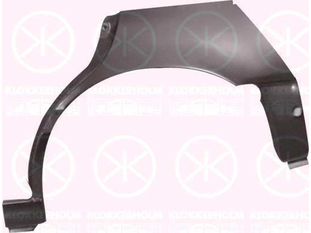Quarter Panel, 4/5-drs, Wheel Arch Border, Repair Panel, Left Rear