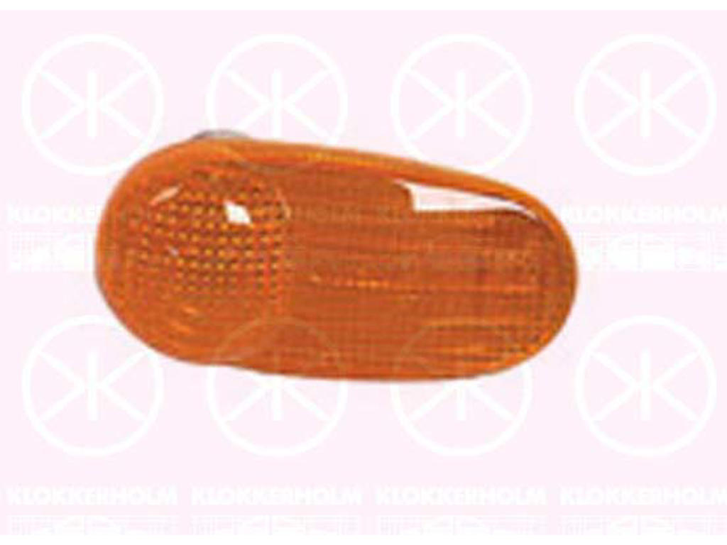 Direction Indicator, without bulb holder, yellow, lateral installation