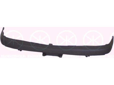 Bumper, Front, grey, Upper section