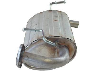 Rear Muffler, See accessories list for additionally required parts:  
