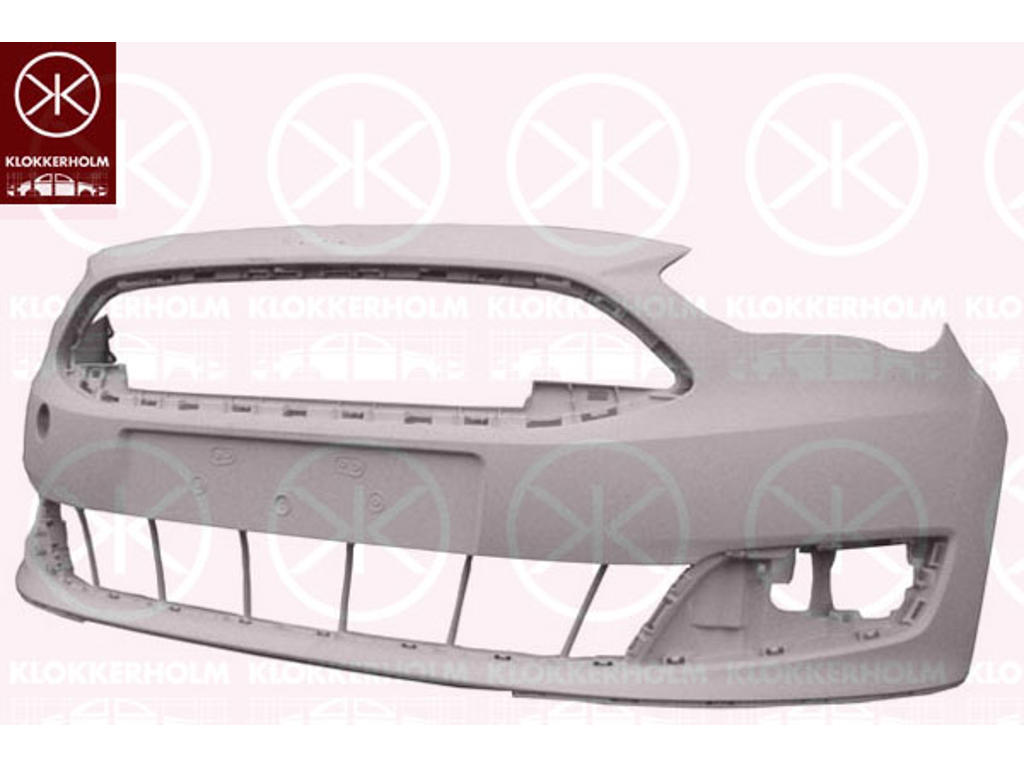 Stötfångare, m/grundlack, Fram