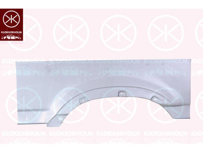 Quarter Panel, Wheel Arch Border, Left Rear, Repair Panel, Upper section