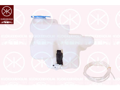 Washer Fluid Reservoir, window cleaning, for vehicles with headlamp cleaning system, with pump, with lid, Capacity [litre]: 5.5