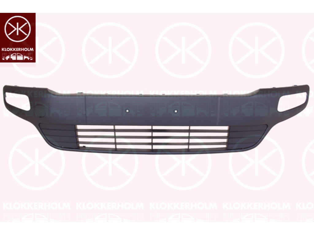 Trim/Protection Strip, bumper, Front, black