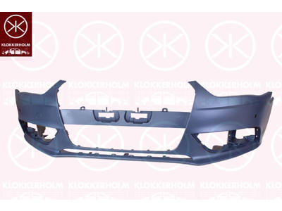 Bumper, w/primer, Front, with hole(s) for park distance control