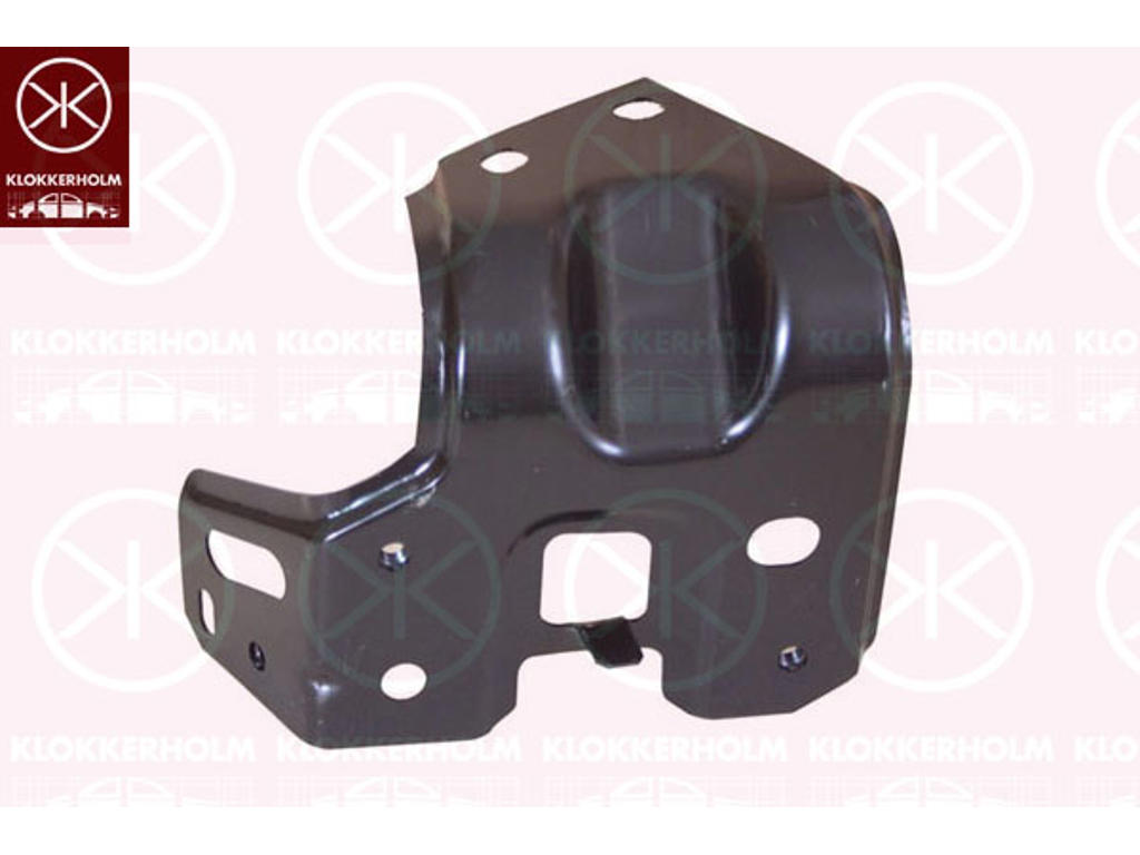 Inderskærm, foran til højre, forreste del, Støtteplade