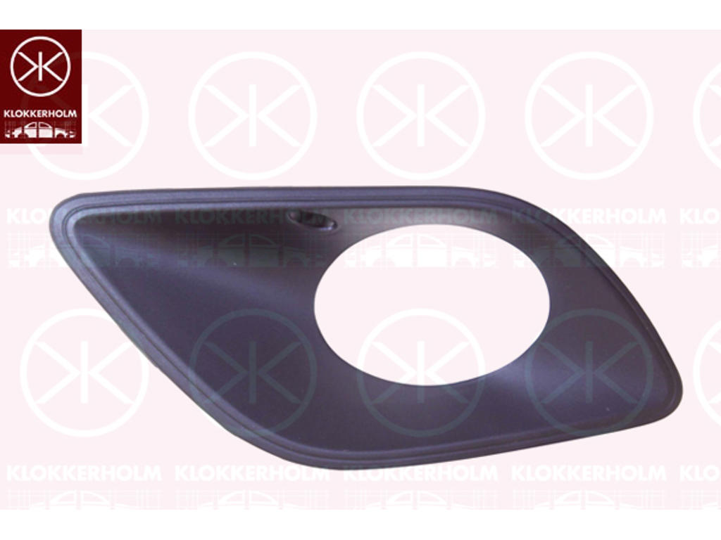 Ventilation Grilles, bumper, Right Front, with hole(s) for fog lights