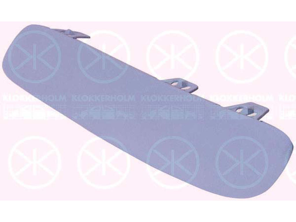 Baguette et bande protectrice, pare-chocs, av/primer, avant droite, Partie extérieure, avec trou(s) pour le crochet de remorque