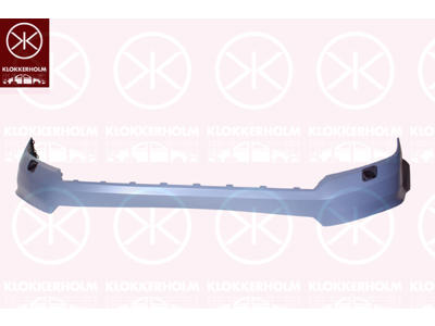 Bumper, Front, Upper section, with hole(s) for washer nozzle, w/primer