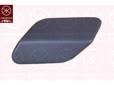 Cover, bumper, for vehicles with headlamp cleaning system, Left Front, w/primer