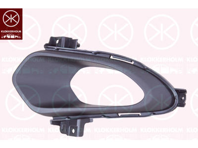 Ventilation Grille, bumper, Left Front, with hole(s) for fog lights