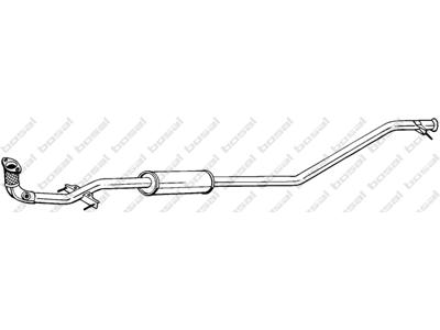 Front Muffler, See accessories list for additionally required parts:  