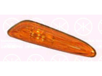 Direction Indicator, without bulb holder, yellow, Left, lateral installation
