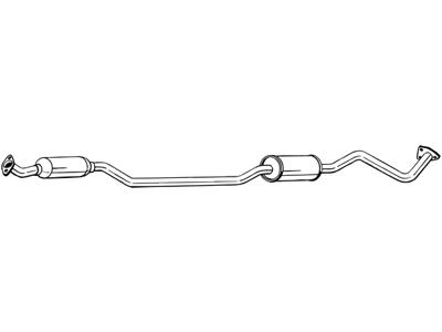 Sot-/partikelfilter, avgassystem, Material: Cordierit (Iolit), med monteringsdelar, Euro 4