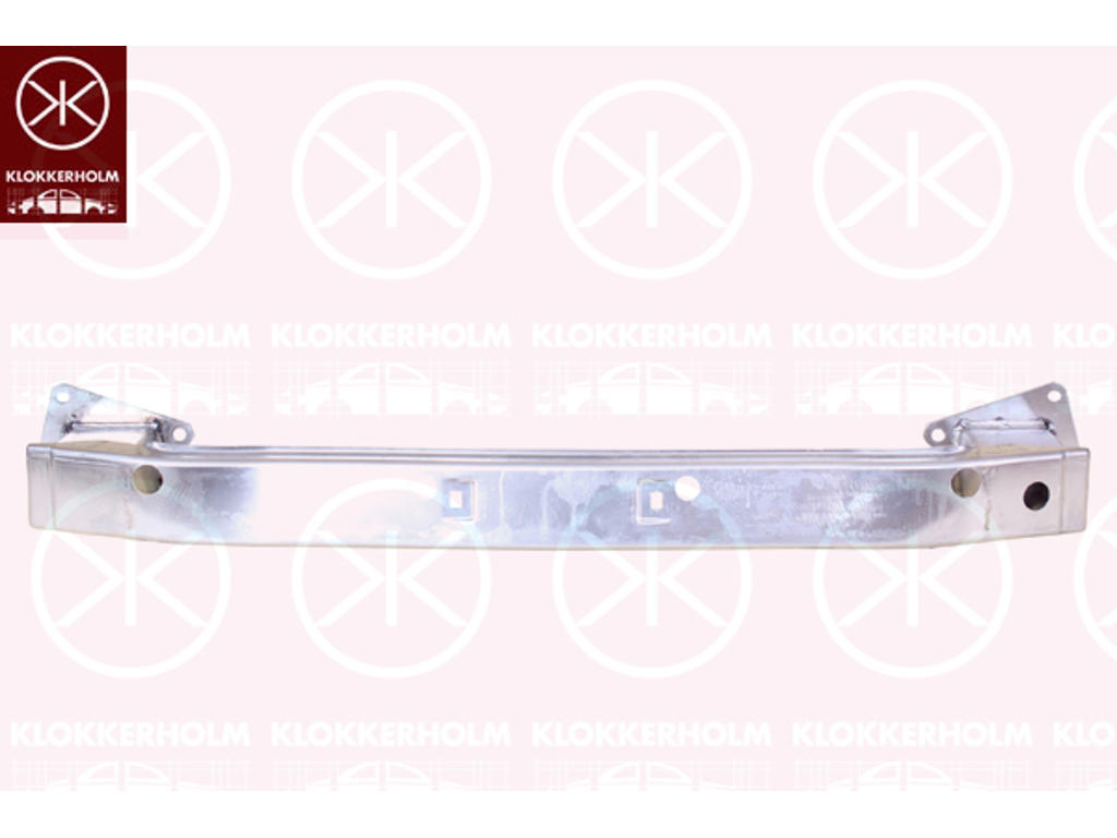 Support, bumper, Rear, Aluminium