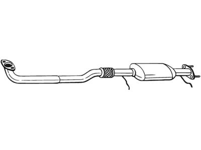 Catalytic Converter, with mounting parts, Emission Standard: Euro 3