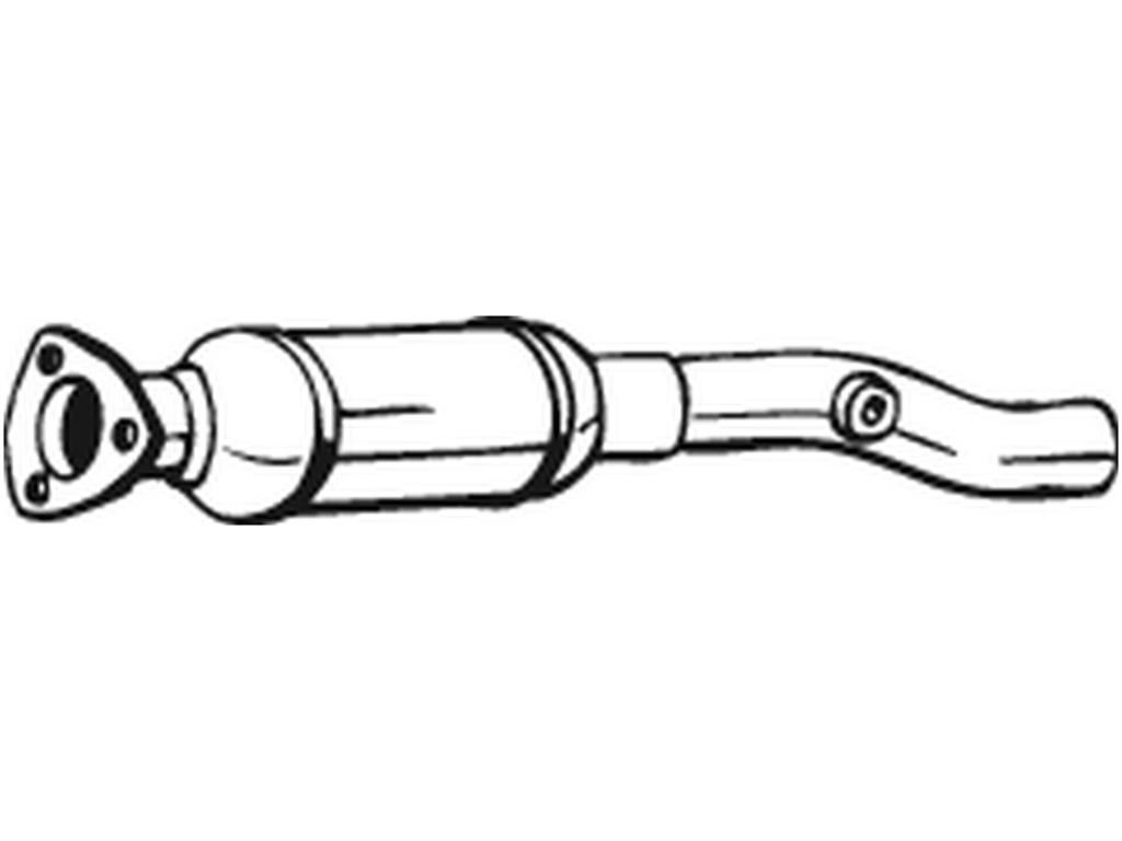 Catalytic Converter, with mounting parts, Emission Standard: Euro 3, Euro 4