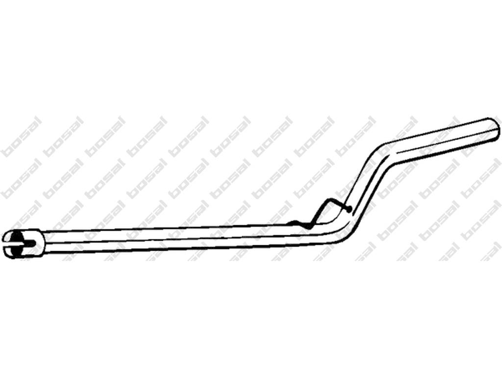 Exhaust Pipe, See accessories list for additionally required parts:  