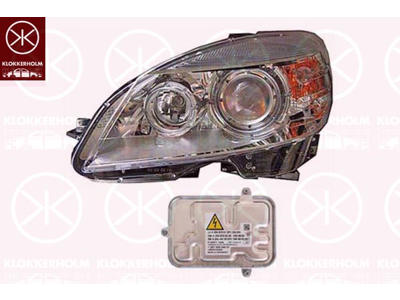 Ajovalo, Xenon ohjainlaite, D1S/H7, Bi-xenon, Valokorkeussäätimen moottorilla, AL, Oikea, Valaistusvoimakkuus [lx]: 37.5