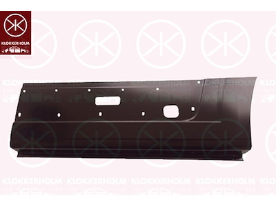 šoninis skydas, šoninis skydas, remonto skydas, kaire priekis, atstumas nuo centro [mm]: 4035, su anga indikatoriui