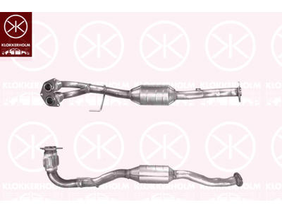 Catalytic Converter, Centre, with accessories