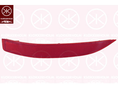 Reflector, Left Rear, red