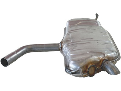 Rear Muffler, See accessories list for additionally required parts:  