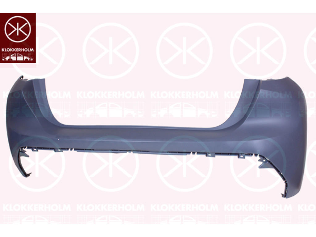 Bumper, w/primer, Rear