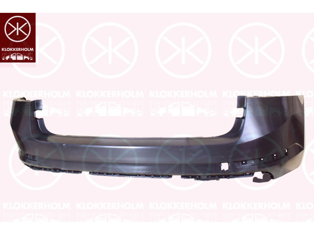 Bumper, Rear, Smooth